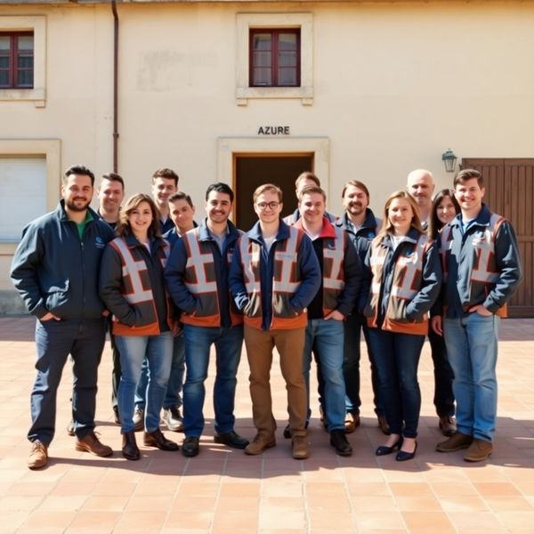 Retrato del equipo de Astroelumen en Bilbao